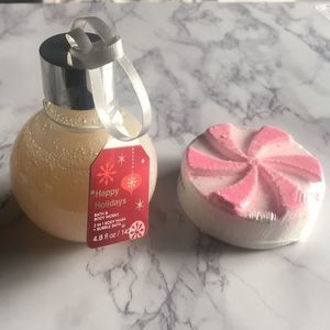 Bath and Body Works Christmas Bath Bomb & Bubble Bath Bundle - NEW WITH TAGS